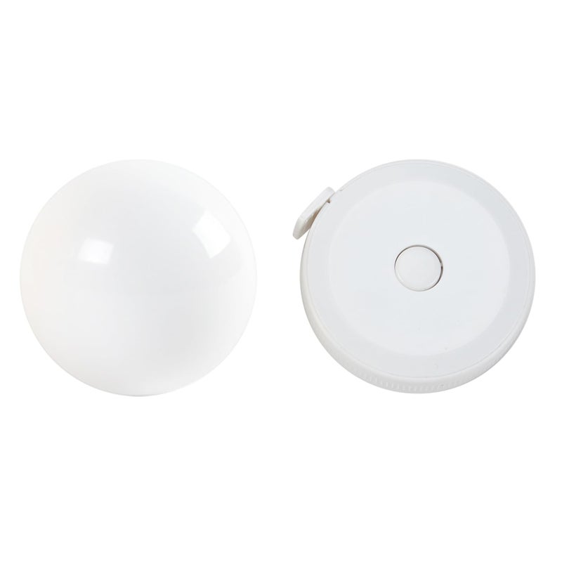 ApudArmis White 51mm Pallino Bocce Balls Replacement, Including Measuring Tape - Image 1